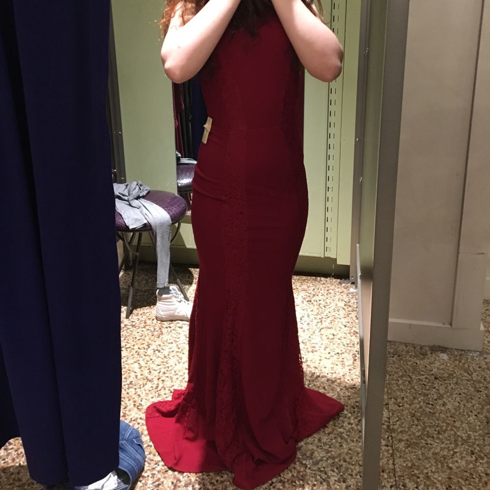 Red prom dress